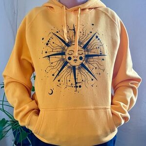 Yellow Sun Graphic Hoodie